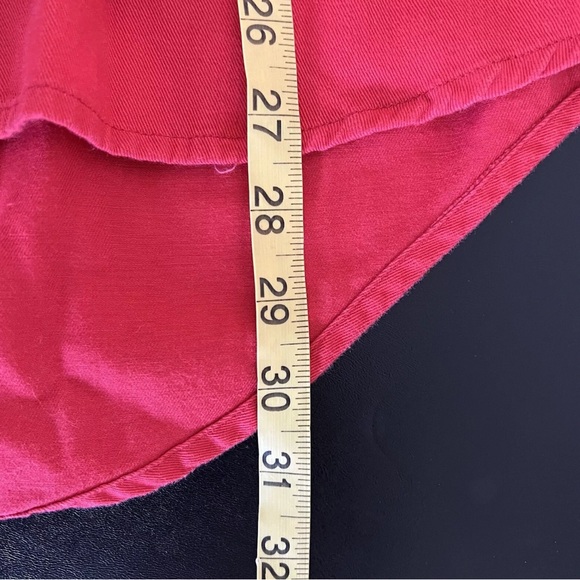 Vintage Duck Head Long Sleeve Shirt Mens Size L Made in Usa Red EUC 90s - Picture 7 of 7